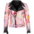 Leather Jacket - Red Lips