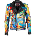 Leather Jacket - Flames