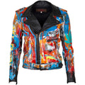 Leather Jacket - Rock Star Skull